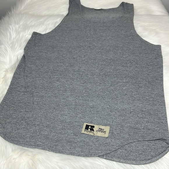 (4) Men’s Cotton Tank Tops Gray, Black, Royal Blue, Lime Green Size M - Picture 3 of 15